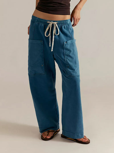 Women‘s Relaxed Utility Cargo Sweatpants