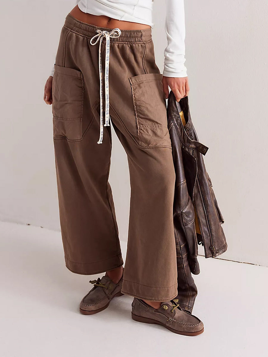 Women‘s Relaxed Utility Cargo Sweatpants