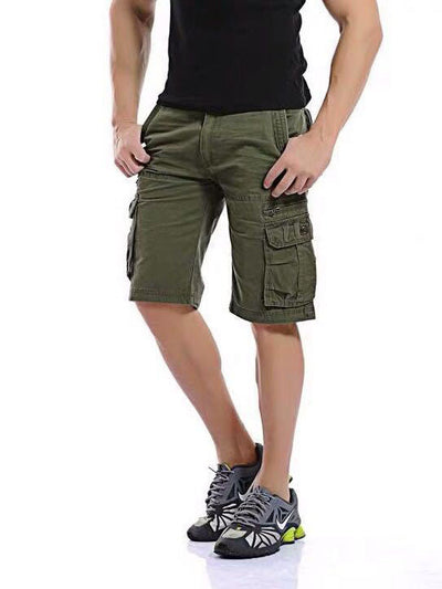 Pantalones cortos cargo de entrenamiento para exteriores para hombre