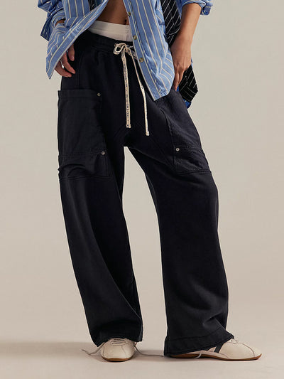 Women‘s Relaxed Utility Cargo Sweatpants