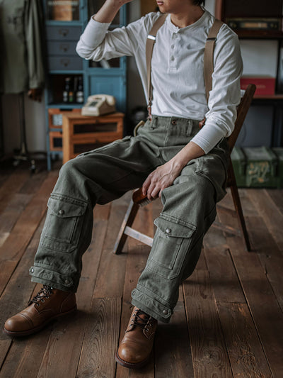 Pantalones resistentes de granito de 21.5 oz