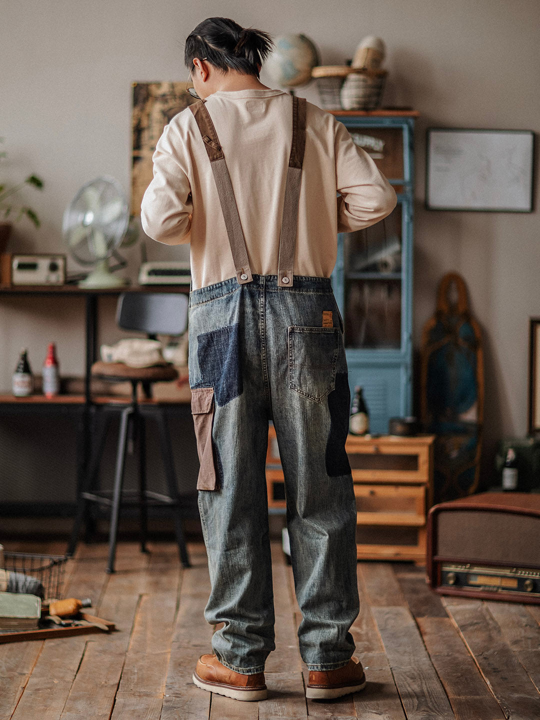 Peto Tejano Hombre NUSGEAR Pantalones De Vaquero Para Hombre Monos