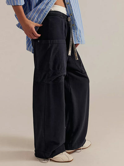 Women‘s Relaxed Utility Cargo Sweatpants